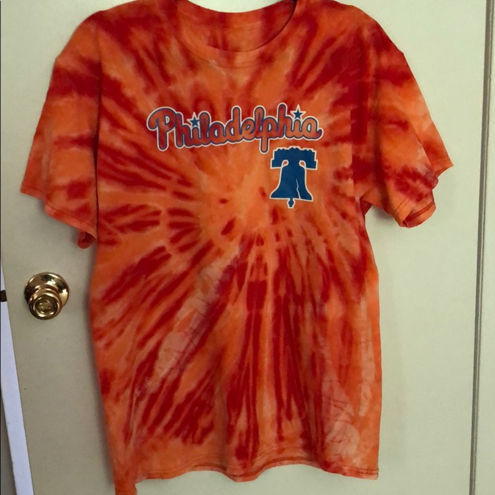 Phillies Bryce Harper bleach tie dye shirt